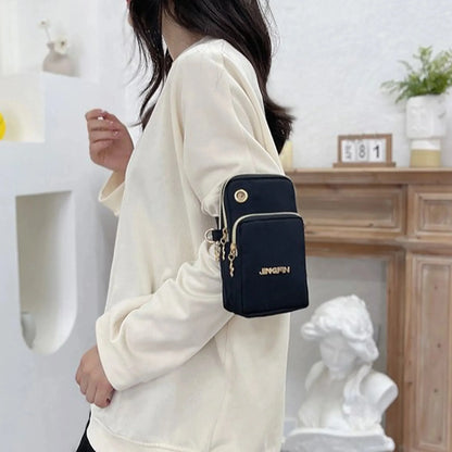 2025 New Women's Slant Mini Bag, Mobile Phone Bag, Fashion Mom Money Bag