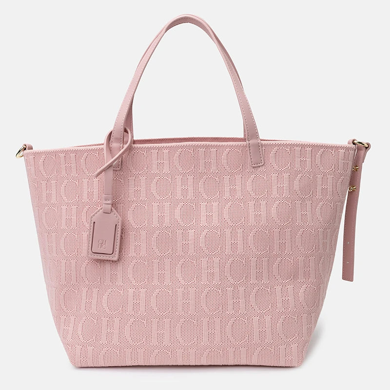 CH Classic Models of Women's Shoulder Bag Solid Color Fashionable Versatile Large-capacity Handbag Elegant Shopping Ladies Bag