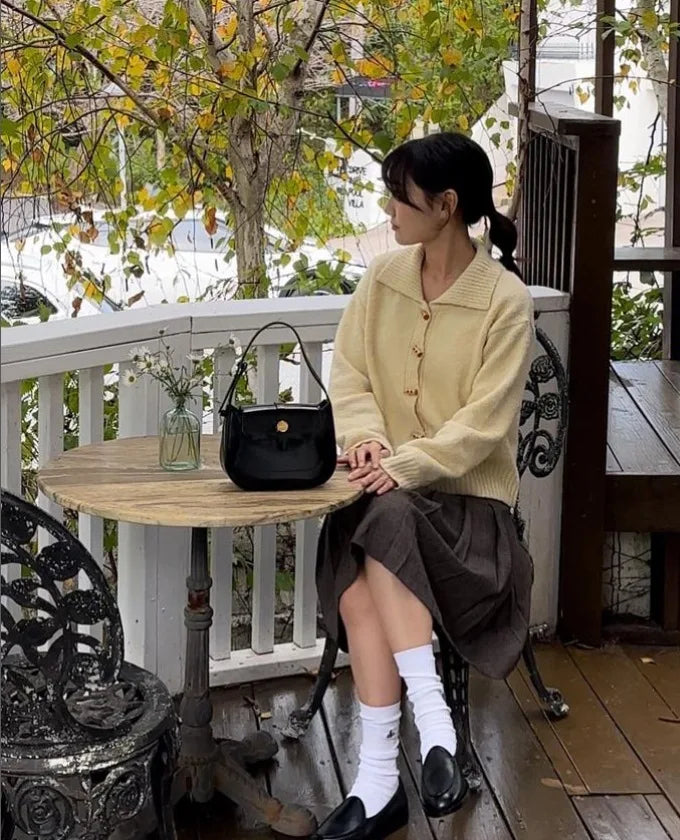 2023 New Retro Underarm Bag Women's Single oulder Leather Menger Bag Candy Color Medium Size Handbag for Daily Use