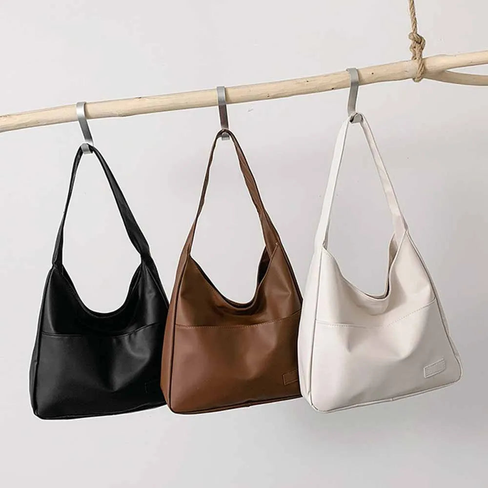 Fashionable and Minimalist Retro Shoulder Bag, Handbag, Casual Commuting Trend, Large Capacity Tote Bag-zmt